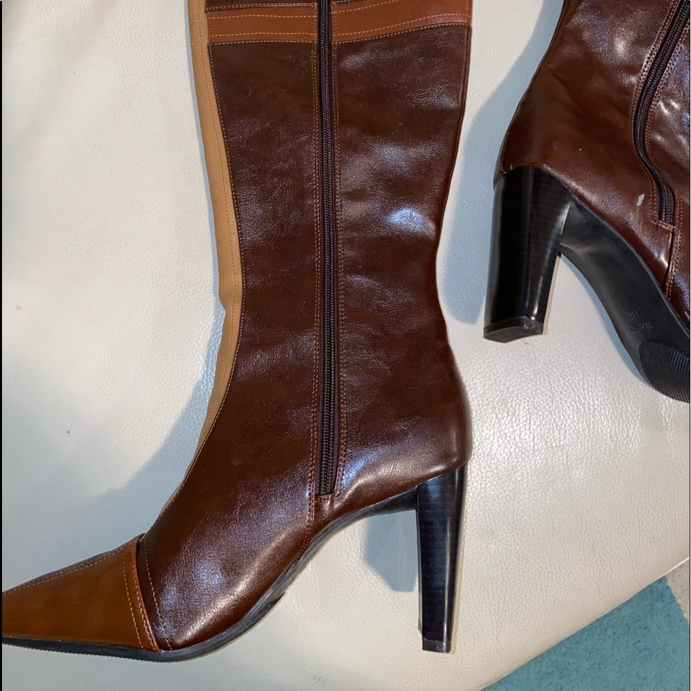 Multi color brown boots BN in box size 11